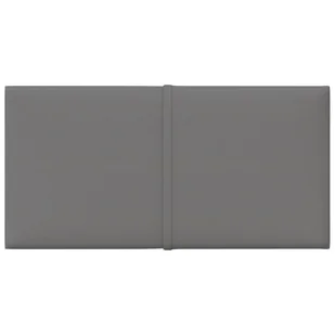 Panele ścienne, 12 szt., jasnoszare, 30x15 cm, tkanina, 0,54 m² - Panele ścienne i boazeria - miniaturka - grafika 4