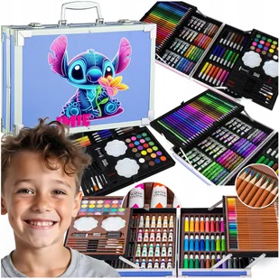 ZESTAW ARTYSTYCZNY MALOWANIA LILO I STICH STITCH DLA DZIECKA PREZENT IMIĘ 2 - Zabawki kreatywne ZESTAW ARTYSTYCZNY MALOWANIA LILO I STICH STITCH DLA DZIECKA PREZENT IMIĘ 2 - Zabawki kreatywne - miniaturka - grafika 1