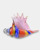 Figurki dekoracyjne - Figura Szklana w Stylu Murano Muszla Ślimaka Morskiego - miniaturka - grafika 1