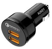 Ładowarki samochodowe - CC-T8 ultraszybka ładowarka samochodowa 2xUSB Quick Charge 3.0 6A 36W - miniaturka - grafika 1