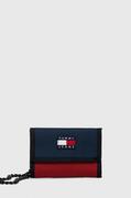 Portfele - Tommy Jeans portfel męski kolor granatowy - miniaturka - grafika 1