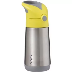 B.Box Termobutelka ze słomką lemon sherbet 350 ml - Butelki termiczne - miniaturka - grafika 1