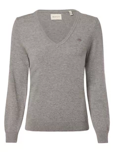 Gant - Sweter damski, szary - Swetry damskie - miniaturka - grafika 1