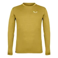 Koszulki męskie - Salewa Puez Melange Dry Tee M, Olive Oil Melange, L - miniaturka - grafika 1