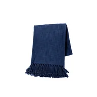 Koce - Niebieska narzuta Tiseco Home Studio Slub, 130x160 cm - miniaturka - grafika 1