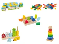 Zabawki kreatywne - Playtive Układanki drewniane - miniaturka - grafika 1