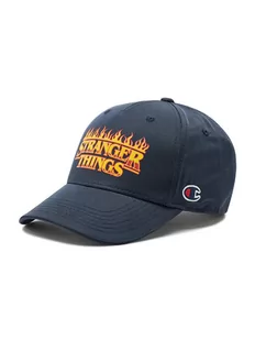 Champion Czapka z daszkiem Stranger Things 805711 KK001 Czarny - Czapki dla dzieci - miniaturka - grafika 1