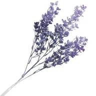 Sztuczne kwiaty - [680772] Gałązka ozdobna drobne kwiatuszki lawendowe - miniaturka - grafika 1
