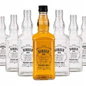 Domowy wyrób alkoholu - Zestaw 40x BUTELKA DANIELS 500 ml / 0,5 l + nadruk BIMBER na alkohol - miniaturka - grafika 1