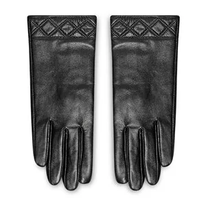 Rękawiczki - Rękawiczki Damskie SEMI LINE - P8209 Czarny - grafika 1