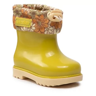 Buty dla dziewczynek - Kalosze MELISSA - Mini Melissa Rain Boot III Bb 33615 Green/Yellow AB202 - grafika 1