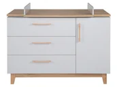 Komody dla dzieci - Roba Komoda z przewijakiem "Caro” z odpinaną nakładką do przewijania - miniaturka - grafika 1