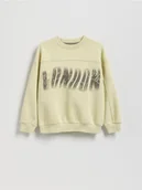 Bluzy dla chłopców - Reserved - Bawełniana bluza oversize - zielony - miniaturka - grafika 1