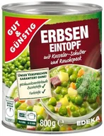 Szybkie dania obiadowe - Grochówka z wieprzowiną i wędzonym boczkiem z DE - miniaturka - grafika 1