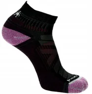 Skarpety termoaktywne - Smartwool W'S Hike Light Cushion Ankle Socks, 001 black, L - miniaturka - grafika 1