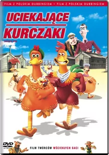 Uciekające kurczaki DVD) Nick Park Peter Lord - Filmy dla dzieci DVD - miniaturka - grafika 1