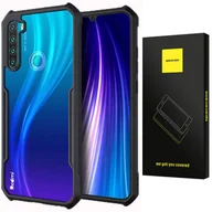 Etui i futerały do telefonów - Etui Pancerne Spacecae Beetle Przezroczyste Plecki Case Pokrowiec Obudowa Redmi Note 8 Czarny - miniaturka - grafika 1