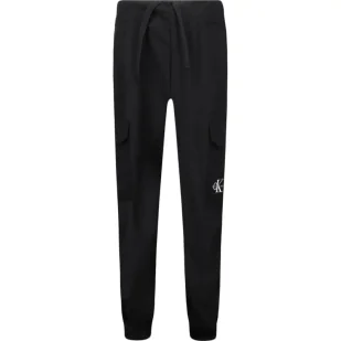 CALVIN KLEIN JEANS Spodnie cargo | Regular Fit - Spodnie i spodenki dla chłopców - miniaturka - grafika 1