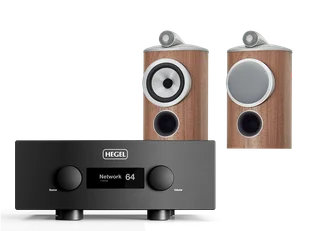 Hegel H600 (czarny) + 805 D4 (orzech) - Zestawy stereo - miniaturka - grafika 1