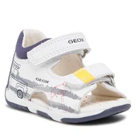 Sandały damskie - Geox Sandały B S.Tapuz B. C B150XC 08510 C1039 White/Dknavy - miniaturka - grafika 1