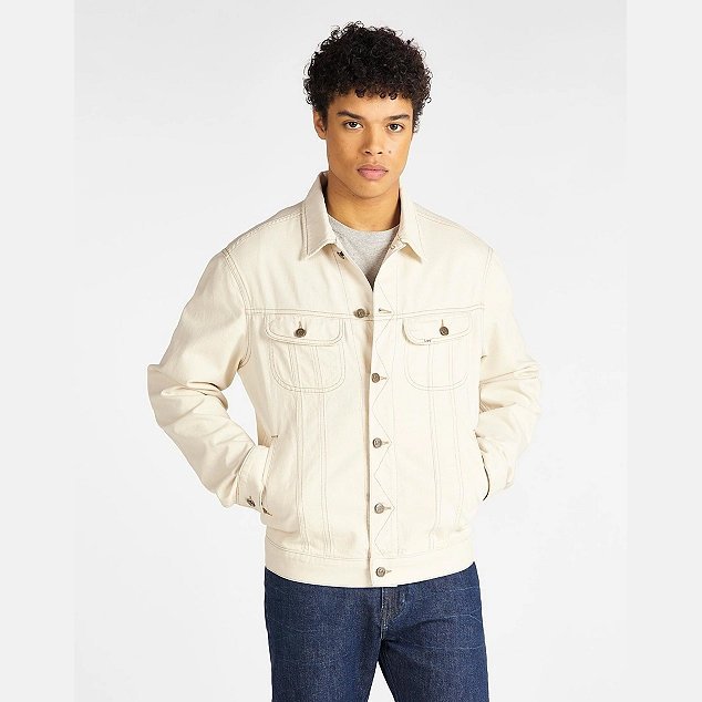 Lee Rider Jacket Męska Kurtka Jeansowa Regular Fit L89Zmn35-L