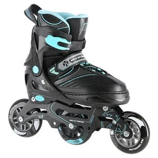 Nils Extreme NA11201 CZARNE ROZM. M (35-38) ŁYŻWOROLKI EXTREME - Rolki - miniaturka - grafika 1
