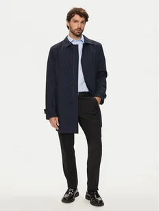Boss Płaszcz zimowy P-Jared 50521591 Granatowy Regular Fit - Płaszcze męskie - miniaturka - grafika 1