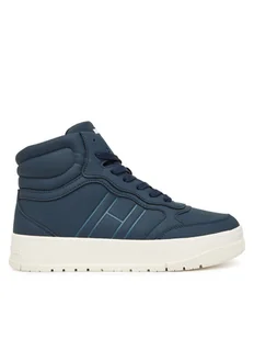 Tommy Hilfiger Sneakersy T3X9-34094-1355 D Granatowy - Buty dla chłopców - miniaturka - grafika 1