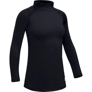 Koszulka dziewczęca Under Armour ColdGear LS Mock - Odzież sportowa dziecięca - miniaturka - grafika 5