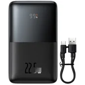 Powerbanki - Baseus Bipow Pro Powerbank 20000mAh 22W PPBD04 Czarny Kabel - miniaturka - grafika 1