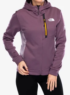 Bluza polarowa damska The North Face Ma FZ Fleece - midnight mauve/purple chalk - Bluzy sportowe damskie - miniaturka - grafika 1