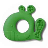 Gryzaki dla dzieci - BABYONO Babyono gryzak silikonowy WHALE PABLO 935/02 - miniaturka - grafika 1
