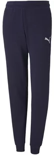 Spodnie dla dzieci Puma spodnie teamGOAL 23 Casuals Pants Jr granatowe 656713 06-140 - Spodnie męskie - miniaturka - grafika 1