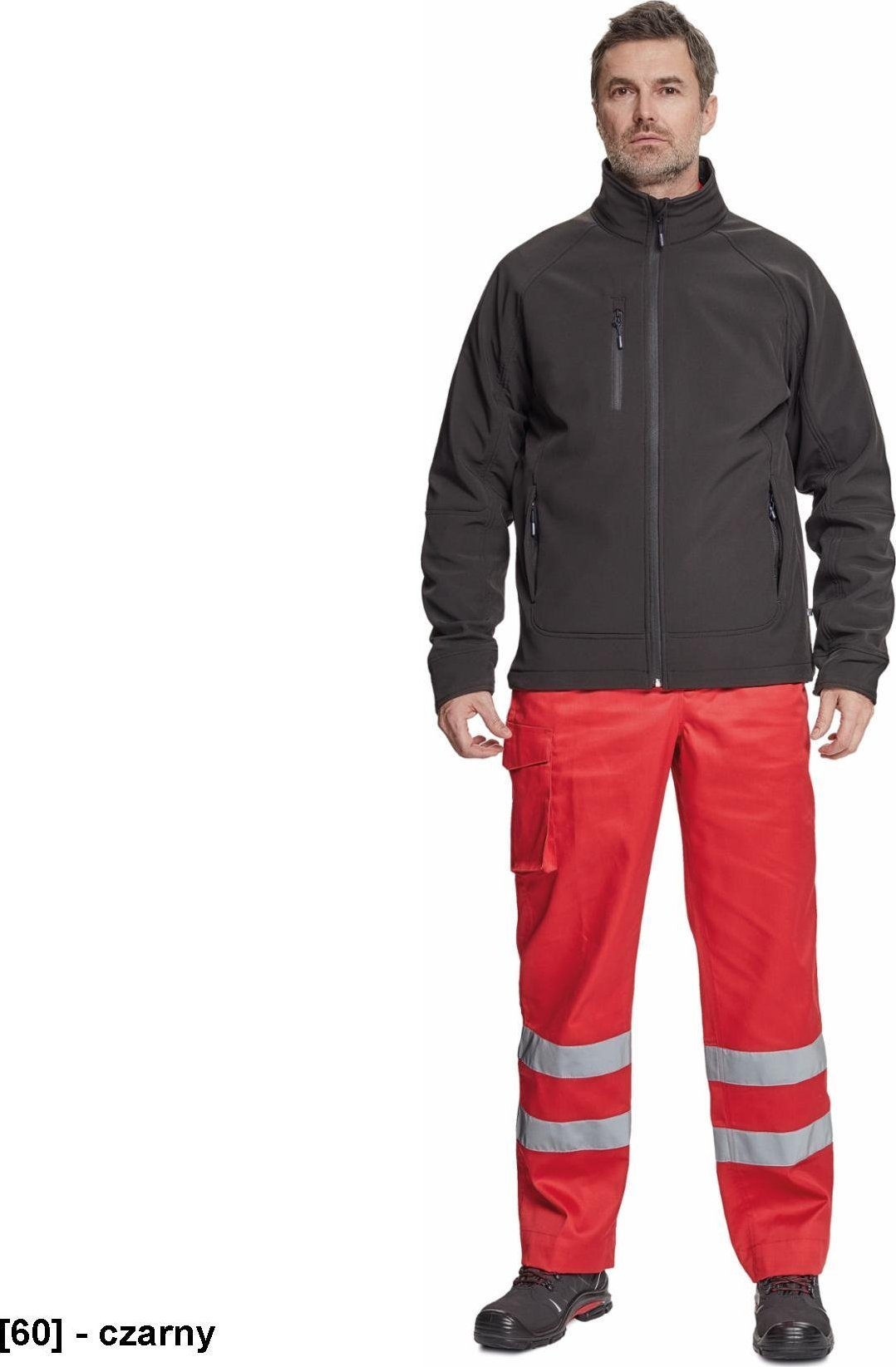 CERVA CHITRA SOFTSHELL - kurtka - czarny 3XL