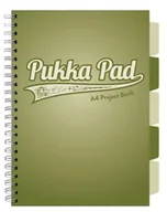 Zeszyty szkolne - Project Book Olive A4/100K kratka oliwkowy (3szt) - PUKKA - miniaturka - grafika 1