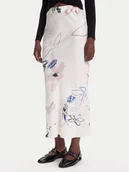 Spódnice - Desigual Spódnica maxi Paul 25WWFW07 Biały Regular Fit - miniaturka - grafika 1