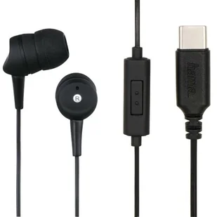 Hama Basic4Phone Czarny USB-C - Słuchawki - miniaturka - grafika 1