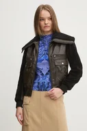 Kurtki damskie - Desigual kurtka FLORENCIA damska kolor brązowy przejściowa 24WWEW33 - miniaturka - grafika 1