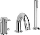 Baterie wannowe i prysznicowe - Paffoni Rubinetterie RED Bateria wannowa 4-otworowa - miniaturka - grafika 1