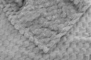 Koc 70 x 160 Flanelowy Design Cindy6 Srebrny - Koce - miniaturka - grafika 5