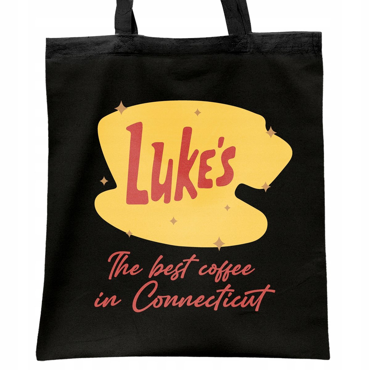 Torba bawełniana czarna na zakupy Gilmore Girls Dla Fanów Prezent