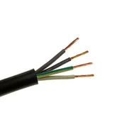 Przewody elektryczne - OWY4x1,5 H05VV-F CZARNY Przewód oponowy, warsztatowy 300/500V, krążek100m - miniaturka - grafika 1