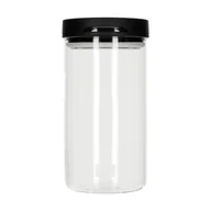 Pojemniki kuchenne - Hario Hario Glass Canister L - Pojemnik szklany 1000ml MCN-300B - miniaturka - grafika 1