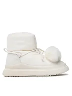 Buty dla dziewczynek - DeeZee Śniegowce CS5855-07 Beżowy - miniaturka - grafika 1