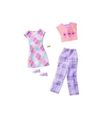 Domki dla lalek - Barbie ubranka + akcesoria 2-pak Hyv06 Mattel - zabawka - miniaturka - grafika 1