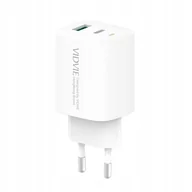 Ładowarki do telefonów - Ładowarka Sieciowa 1Xusb + 1Xtype C + Lightning - miniaturka - grafika 1