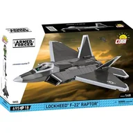 Klocki - Cobi Armed Forces 5855 Samolot  Lockheed F-22 Raptor 695 Kl. - miniaturka - grafika 1