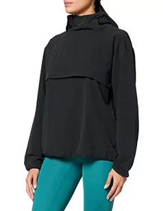 Nike Damska kurtka W Nk Df Run Dvn Po Pckbl JKT, Black/Bright Crimson/Black, XS DD5393 - Kurtki damskie - miniaturka - grafika 1