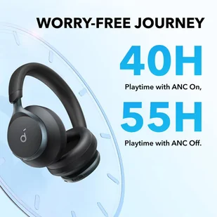 Anker Soundcore Space One Headphones ANC czarne - Słuchawki - miniaturka - grafika 6