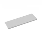 Inne meble biurowe - Półka do szafy z drzwiami żaluzjowymi, 1200 x 450 mm, szara - miniaturka - grafika 1